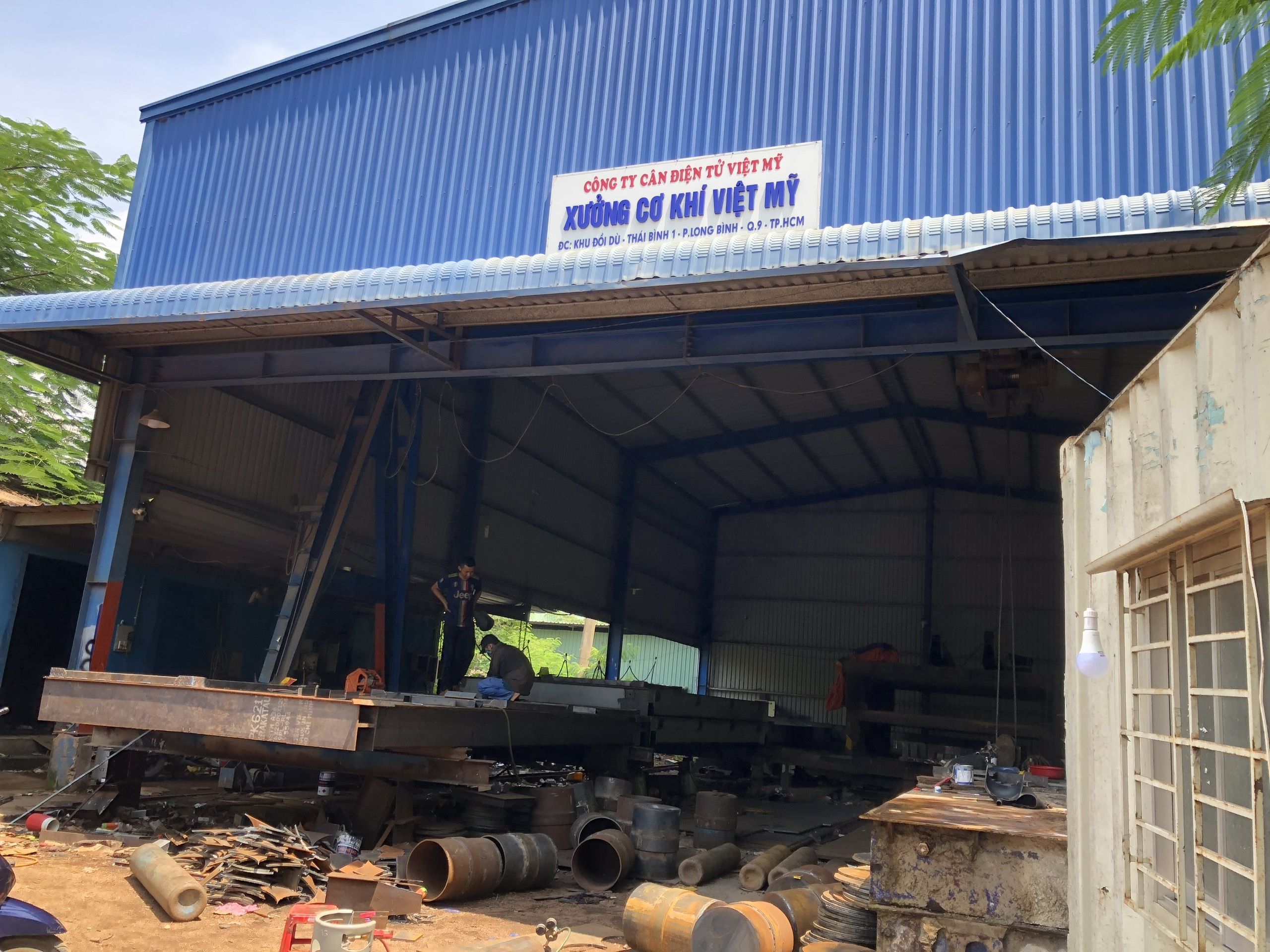 Cân ô tô điện tử 80 tấn 3x18m lắp tại cà mau