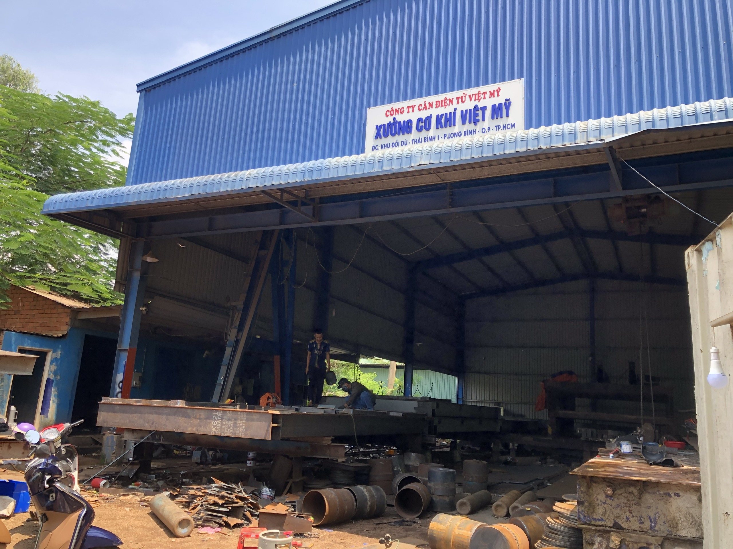 Trạm cân xe tải 80 tấn 3x18m lắp tại kcn vsip 2a