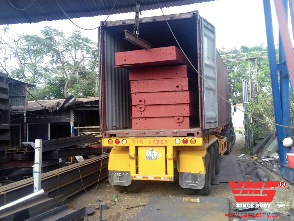 Cân xe tải điện tử 80 tấn 3x18m lắp tại Lào - slide 8