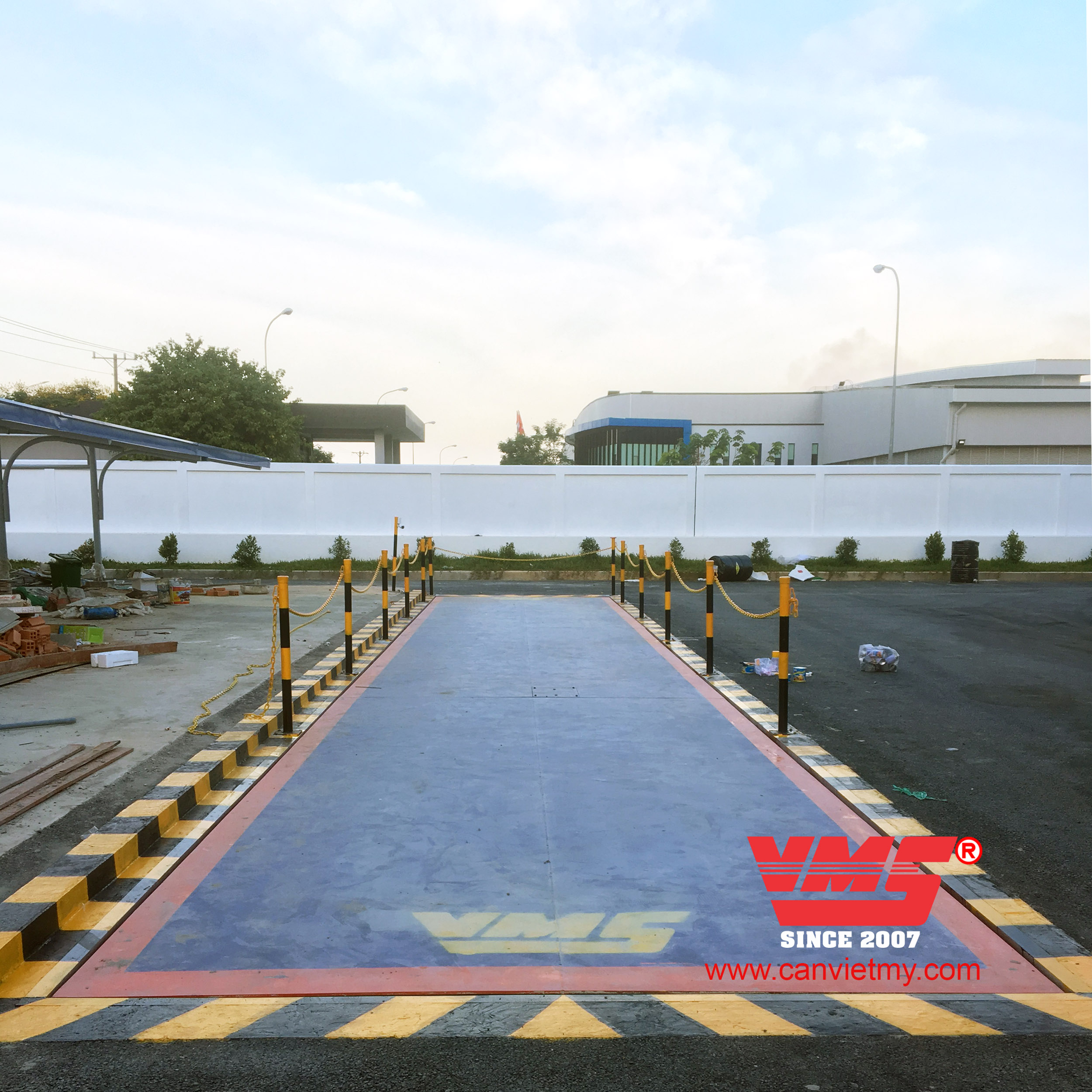TRẠM CÂN XE TẢI 80 TẤN 3X18M LẮP TẠI KCN VSIP 2A